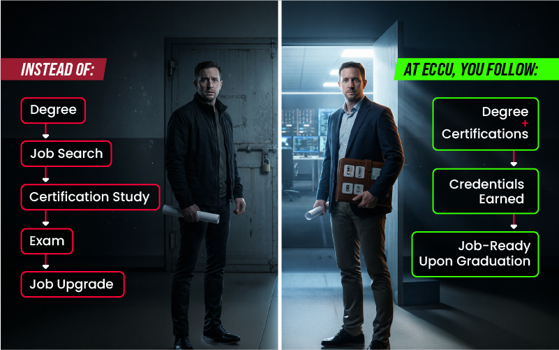 Blog Infographic 2- Why Veterans Should Leverage ECCU’s Cybersecurity Certifications