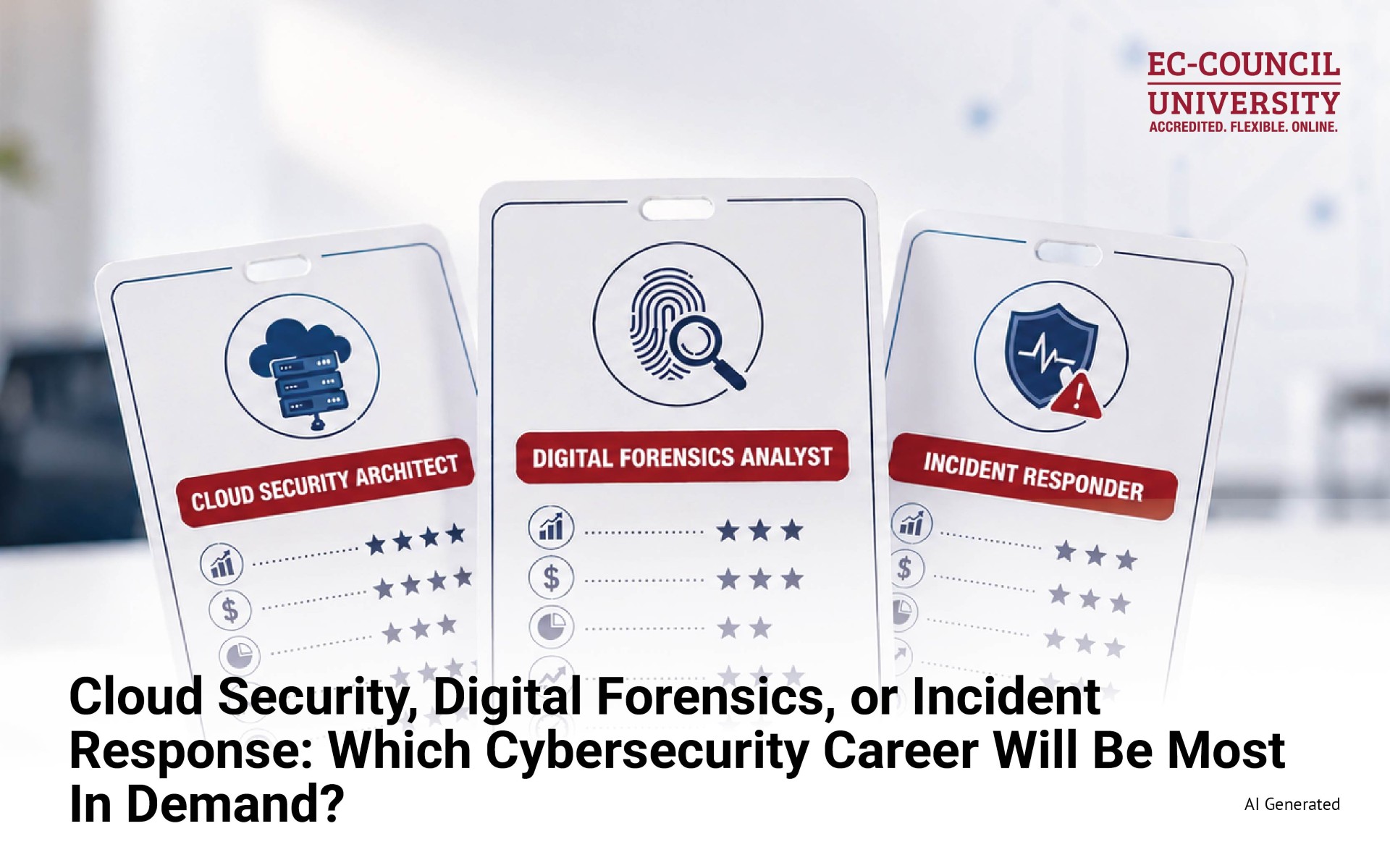Blog Banner - Cloud Security, Digital Forensics, or Incident Response- Which Cybersecurity Career Will Be Most In Demand